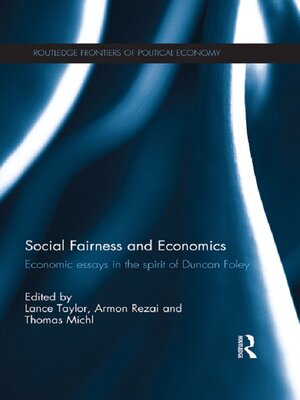 cover image of Social Fairness and Economics